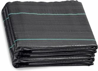 OEM Tela Antihierbas De 2 M X 10 M, Tela Para El Control De Malezas En Jardines, Lona Agr&iacute;cola Negra, Barrera Para Ra&iacute;ces, Control De Malezas, Tela Permea