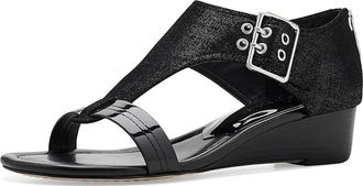 Donald J Pliner Virgina Womens Wedge Shoes Black : 9.5 M, Leather