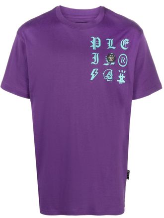 Philipp Plein T-shirt SS Gothic Plein - Viola