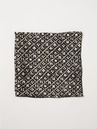 Paolo Pecora Foulard in misto cotone con stampa floreale
