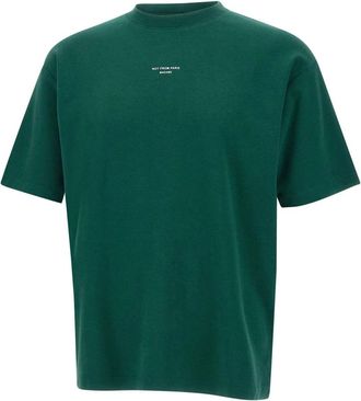 Dr&ocirc;le de Monsieur Heren, Tops, Groen, Maat: M Katoen