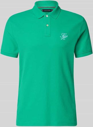 Tommy Hilfiger Regular Fit Poloshirt aus reiner Baumwolle in Gruen, Gr&ouml;&szlig;e XXL