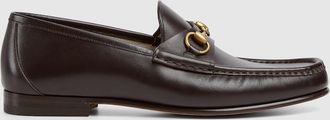 Gucci Mens Horsebit 1953 Loafer, Brown, Leather