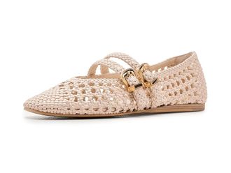 Dolce Vita Baylee Woven Womens Shoes Creme : 10.5 M, Leather/Nylon/Rubber