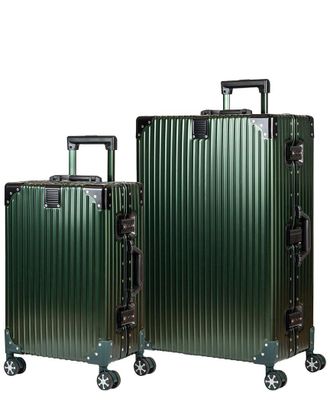 Champs Luggage Elite Aluminum 2Pc Luggage Set