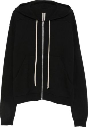 Rick Owens Zip-Through Sweater - Heren - Vesten met rits - Zwart - L - Hoodies & sweatvesten
