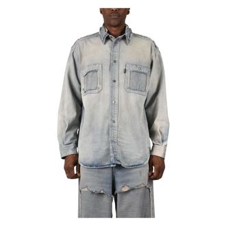 Haikure Camisa Chaqueta de Mezclilla - Shirts - Hombre - Azul - M