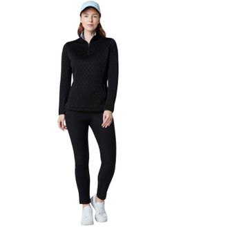 Callaway Dames/Dames Funnel Neck Raglan Golf Sweatshirt (Kaviaar)