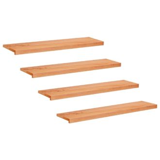 vidaXL Alfombras Para Escalones 4 Uds. 110 X 25 X 2 Cm Barniz Vidaxl