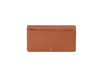 Hobo Lumen Continental Wallet Wallet Womens Handbags Taupe, Leather