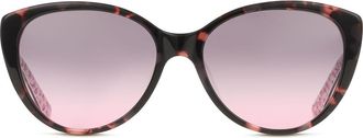 Kate Spade New York Visalia/G/S Asian Fit HT8/FF Womens Sunglasses Tortoiseshell Size 55