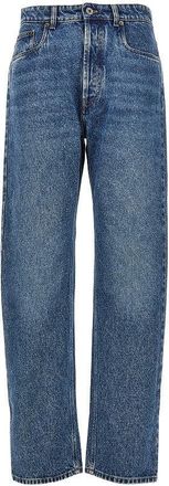 Miu Miu Straight leg five-pocket jeans Woman 25