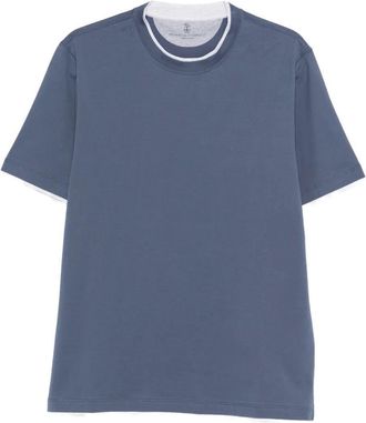 Brunello Cucinelli T-Shirt With Faux-Layering