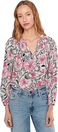 Lilly Pulitzer Elsa Top Womens Blouse Coconut : XXS, Silk