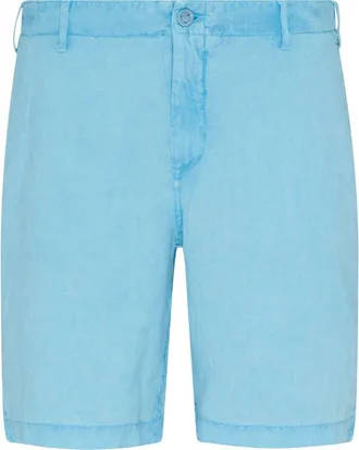 Vilebrequin Men Mineral Dye Linen Bermuda Shorts in Larimar at Nordstrom, Size Xx-Large