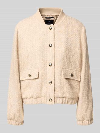 Joop Jacke mit Stehkragen und Knopfleiste Modell JEWEL in Beige, Gr&ouml;&szlig;e 38
