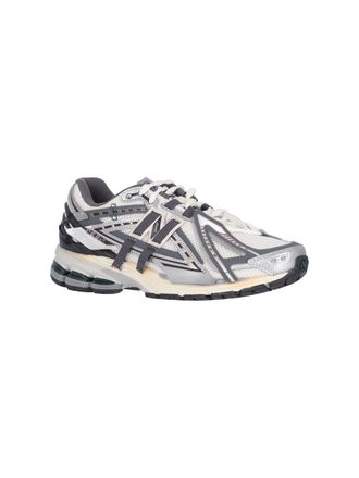 New Balance Mesh and Synthetic Sneaker - Silver