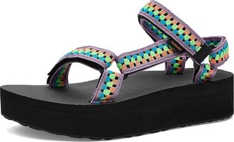 Teva Flatform Universal Prism Womens Dress Sandals Neon Spring : 11 B - Medium, Synthetic