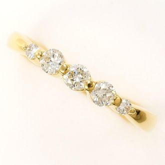 C&A Yellow Gold Band Ring (Pre-Owned)