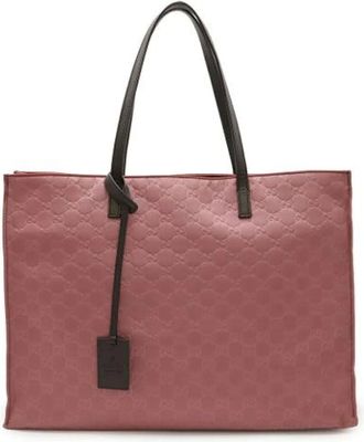 Gucci Pre-owned Tote Bags, female, Pink, Size: ONE SIZE Pre-owned Vintage Tote Bag