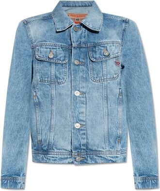 Diesel De-Bonny Denim Jas - Dames - Spijkerjassen - Blauw - M - Denim - Jassen