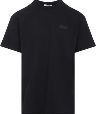 Givenchy Black Round Neck Logo T-Shirt