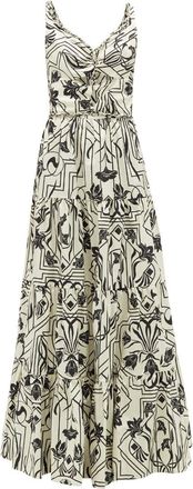 Johanna Ortiz Architecture floral-print cotton maxi dress Size S