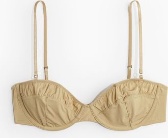 H&M Unwattierter Bügel-BH aus Mikrofaser - Green