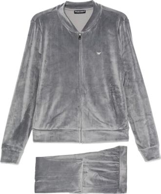 Emporio Armani Tuta sportiva con zip - Grigio