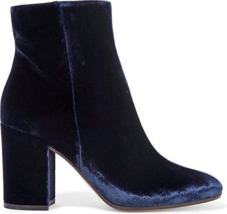 Generic Velvet Block Heel Ankle Boots for Womens,Classic Round Toe Banquets Chunky Heel Short Booties Fashion Side Zipper Party Casual High Heel Dresses Booti