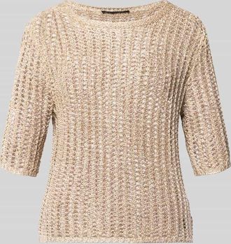 Betty Barclay Regular Fit T-Shirt aus Viskose-Mix in Strick-Optik in Beige, Gr&ouml;&szlig;e 36