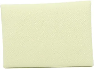 Herm&egrave;s Jaune Epsom Leather Coin Purse/Coin Case (Pre-Owned)