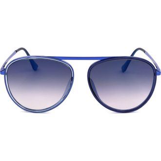 Retro Superfuture 51mm Aviator Sunglasses in Blue at Nordstrom Rack