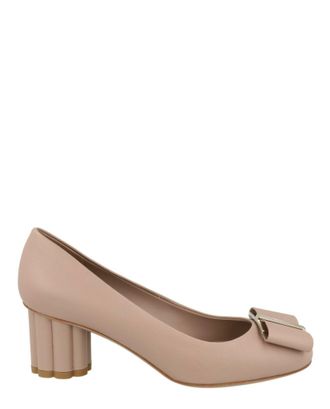 Ferragamo Capua Leather Pumps