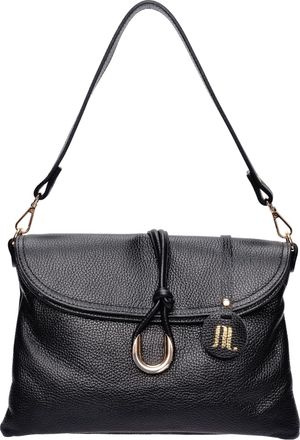 Anna Luchini Zwart Rundleer Tas