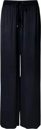 BOSS Tavati Satin Drawstring Wide Leg Trousers