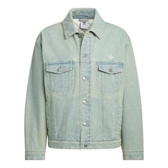adidas Washed Denim Padded Jacket Asia Sizing Medium Blue Denim KC2624