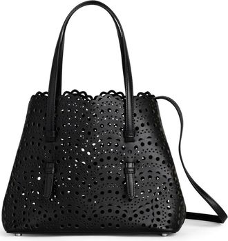 Alaia Black Mina 25 Small Satchel