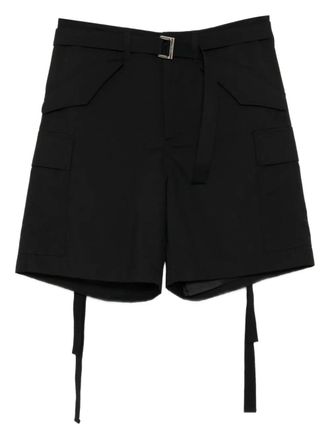 sacai suiting shorts - Black