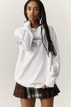 Damson Madder Deli Organic Cotton Long-Sleeve T-Shirt Top