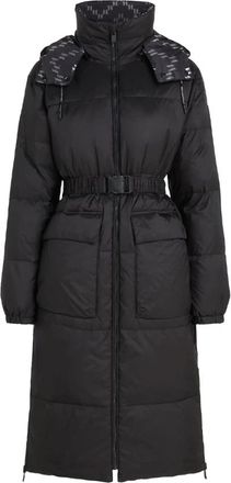 Karl Lagerfeld Reversible Lange Donsjas - Dames - Parka Jassen - Zwart - M - Nylon - Jassen