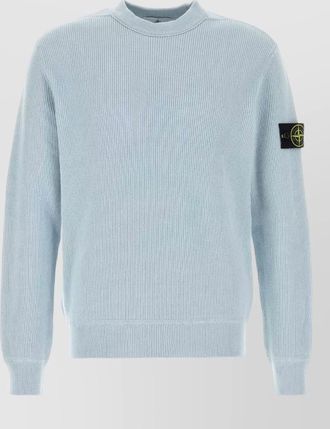 Stone Island cotton crew neck sweater long sleeves
