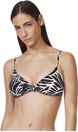 Gottex Comeback Bikini Top in Black-White at Nordstrom, Size 16