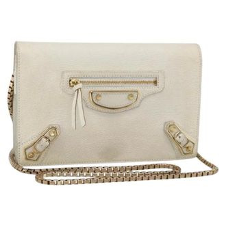 Balenciaga Borsa a spalla vintage Pre-owned - - Pre-owned - Donna - Bianco - ONE SIZE