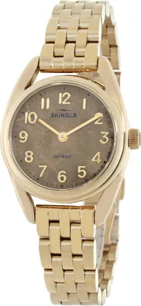 Shinola Derby Quartz Gold Dial Mens Watch S0120299734