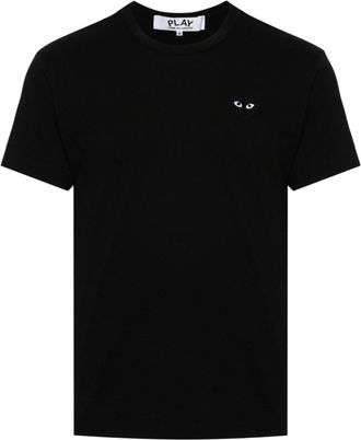 Comme Des Gar&ccedil;ons Black Heart Cotton T-shirt