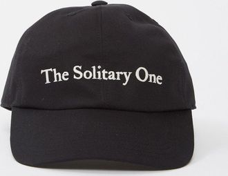 Ann Demeulemeester Tem Baseball Cap With the Solitary One Embroidery
