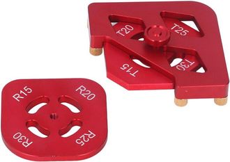 OEM Kit De Herramientas De Plantilla De Radio De &Aacute;ngulo Redondo Para Fresadora De Aleaci&oacute;n De Aluminio Para Trabajos De Carpinter&iacute;a