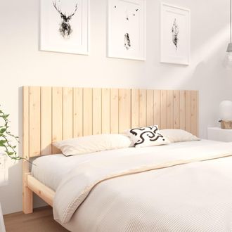 vidaXL Cabecero De Cama Madera Maciza De Pino 205,5x4x100 Cm Vidaxl