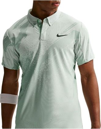 Nike Court Slam Dri-FIT ADV Polo Shirt Steam Barely Green Black IB1028-006